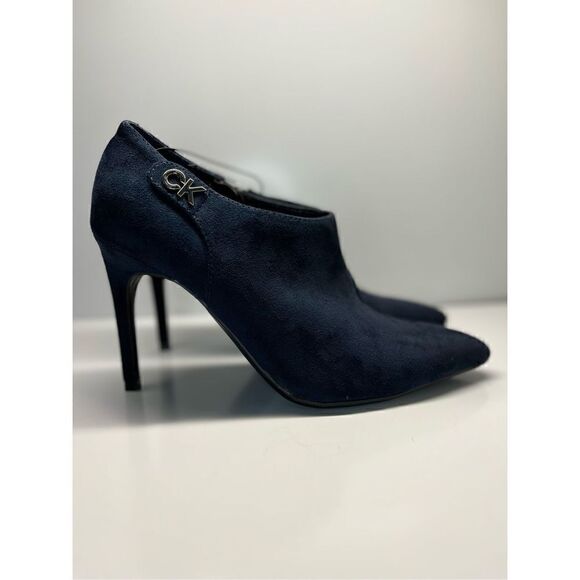 Calvin Klein KChally Ankle Boots, Women's Size 10M, Blue Booties Heels (G7) - Picture 5 of 11